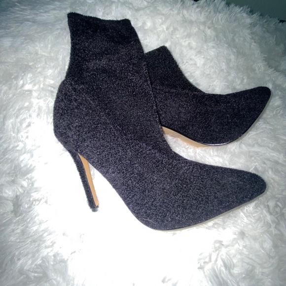 Lemonade Wisdom Black Sock Boots - Picture 2 of 4